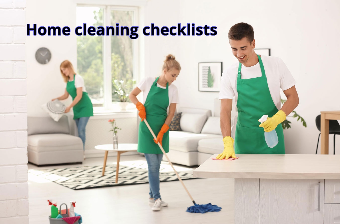 Home cleaning checklists